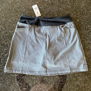 NWT Adidas grey golf skirt